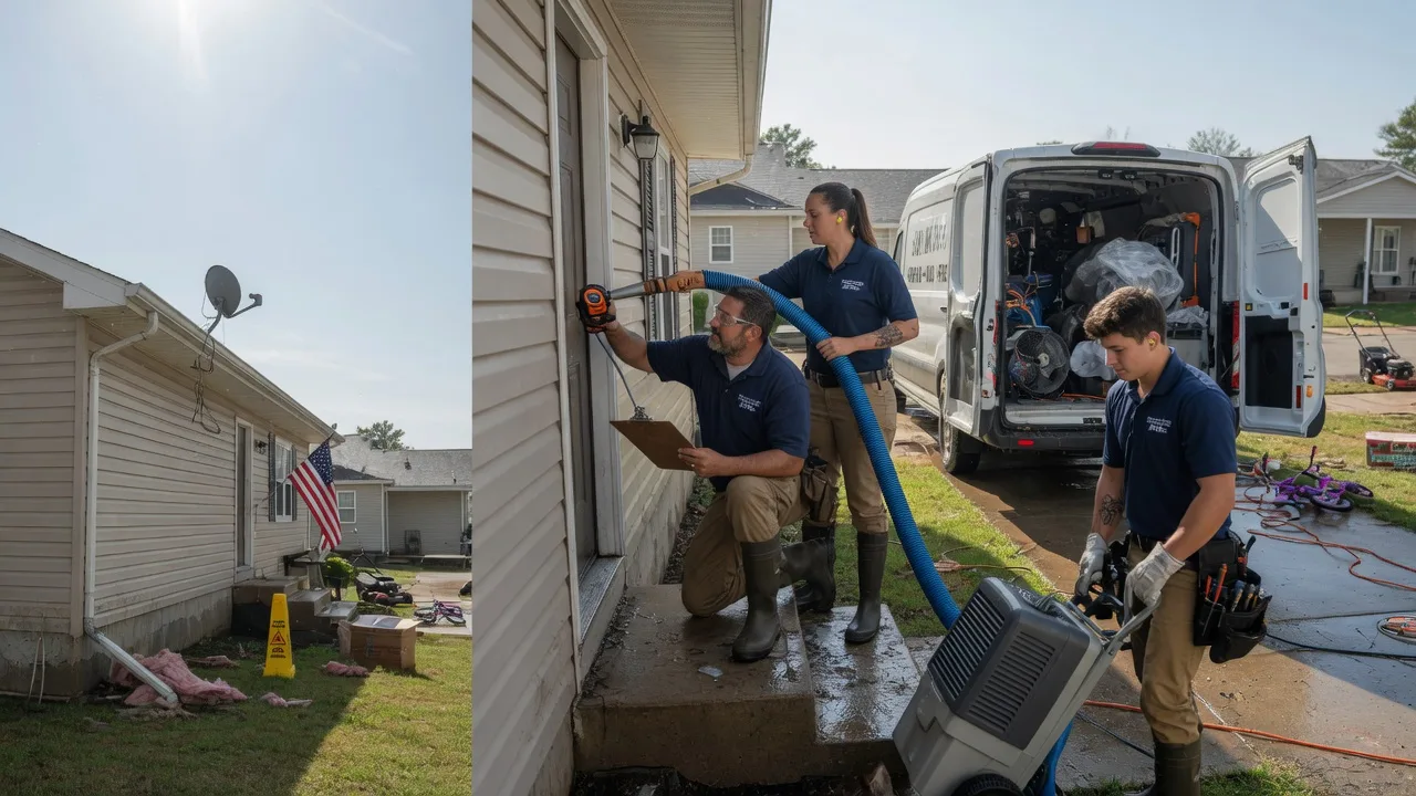 Ceiling Water Damage Restoration in Moyers, OK near me